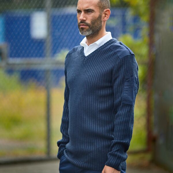 Pro RTX Pro Acrylic Security V Neck Sweater Thumbnail