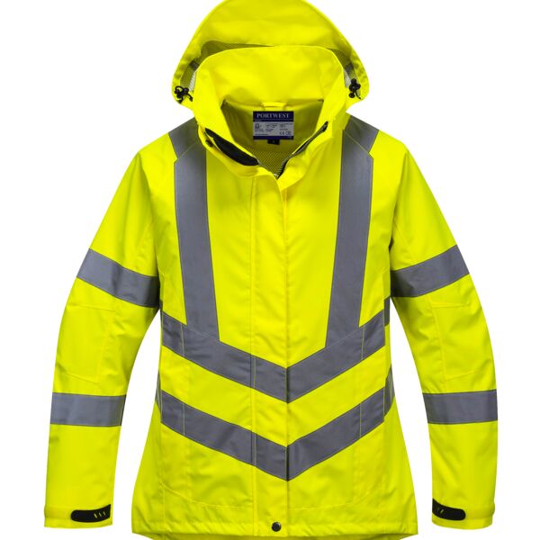Ladies Hi-Vis Water Proof & Breathable Jacket Thumbnail