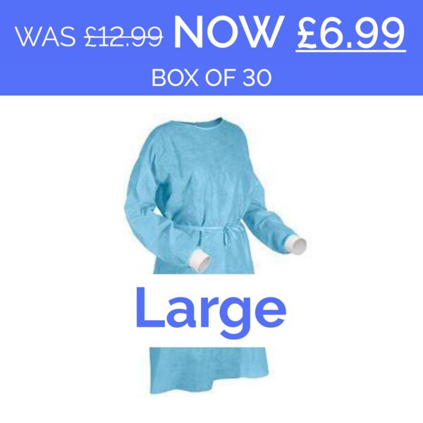 SALE V19-25: Large Isolation Gown Class 1 Thumbnail